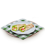 Chicken Fajita Wrap (mozzarella Cheese Or Mayo) 